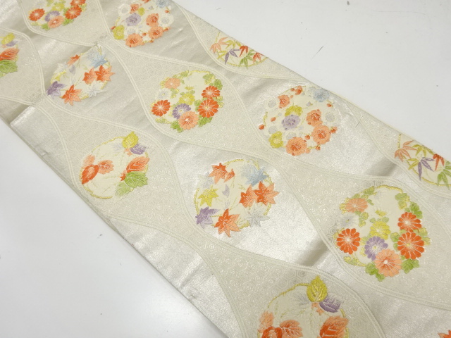 JAPANESE FUKURO OBI / WOVEN TATEWAKU PATTERN